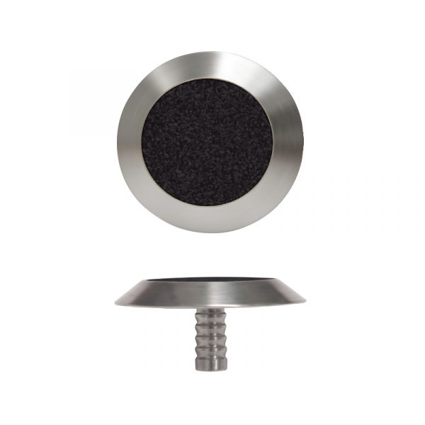 Tactile Indicator – Stainless/Black Carb 1
